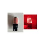 TEKNOPARTS T20 W21/5W 12V-24V OTO STOP FREN AMPULÜ KIRMIZI LED 2'Lİ