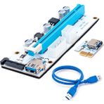 Teknopeak TPC-EX110 Pcı-E 1x To 16XSATA 6 Pin Riser Ekran Kartı Yükseltici