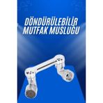 Teknorod Döndürülebilir Musluk Mutfak Banyo Musluk Ucu Başlığı 4 Filtreli