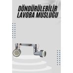 Teknorod Dönebilen Musluk Başlığı Akrobat Mutfak Banyo Musluk Ucu Başlığı Oynar Başlıklı