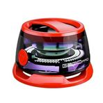 Teknosepetim G300 Bluetooth 5.3 Hoparlör Mini Taşınabilir Manyetik PC RGB Hoparlör Için Çok Fonksiyonlu 3D oda sesi ve RGB aydınlatma iPhone, Android, TWS (KIRMIZI)