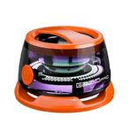 Teknosepetim G300 Bluetooth 5.3 Hoparlör Mini Taşınabilir Manyetik PC RGB Hoparlör Için Çok Fonksiyonlu 3D oda sesi ve RGB aydınlatma iPhone, Android, TWS (Turuncu)