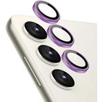 teknosepetim Galaxy s23FE Uyumlu Kamera Lens Koruyucu Cam 3d Tam Kaplar Çizilmez HD Kamera Bozmaz (mor)