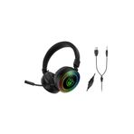 teknosepetim Gm-019 Akz 3d Oyuncu Kulaklığı Kablolu Işıklı Stereo Rgb Usb Işıklı Kablolu Oyuncu Prof Gamer