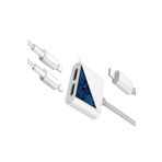 Teknosepetim Ipad Lightning Kulaklık Ve Şarj Çevirici Çoğaltıcı Kablo Iphone 6 7 8 X Xs Max ile uyumlu ile uyumlu