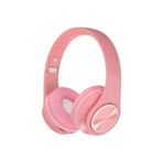 Teknosepetim Kablosuz Bluetooth Kulaklık Wireless Renkli Pembe Kulaklık Kız Çocuk Genç Kulaklığı