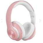 teknosepetim P68 Katlanabilir Bluetooth Kablosuz Kulak Üstü Streo Wireless Aux Girişli Mikrafonlu Extra Bass Kulaklık (pembe)