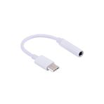 Teknosepetim Type-C 3.5Mm Kulaklık Dönüştürücü Aparat Aux Çevirici Adaptör, Beyaz