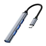 Teknosepetim Type-C Girişli USB Çoğaltıcı 4 Hub Çevirici Çoklayıcı - 4 Portlu USB 3.0 Macbook ve iPhone İçin OTG