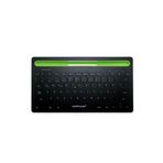 Teknosepetim V4 Tablet Telefon Standlı Bluetooth Mac/Win/Android/Ios Uyumlu Kablosuz Klavye Siyah