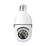 Teknospy Ampul Kamera Harekete Duyarlı Gece Görüşlü Kablosuz Bebek Izleme Kamerası Güvenlik Akıllı Wifi 360