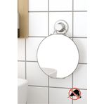 Teknotel Delme Vida Matkap Yok! Vakumlu, Yapışkanlı Banyo Aynası Krom DM230