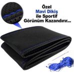 Teknotik Lada Vega 110 Direksiyon Kılıfı / Mavi Dikişli (2717)
