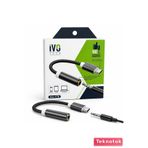 TEKNOTOK Type-C to 3.5mm Kulaklık Dönüştürücü Aux Adaptör TECH IVO-170