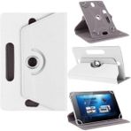 TeknoTren Hometech Ht8 Mz Uyumlu Lüks Standlı Tablet Kılıfı Beyaz