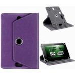 TeknoTren Hometech Ht8 Mz Uyumlu Lüks Standlı Tablet Kılıfı Mor