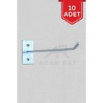 Teknotrust 10 Adet 25 cm Duvar ve Suntaya Monte Askı Tel Çubuğu Seti - Seçenek 1 - Antrasit