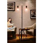 teknotrust 2 Led Gece Kitap Okuma Işığı Standlı 3 Mod'lu Şarjlı Dekor Led Lamba Rustik Ampul Lambader Fener
