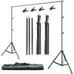 Teknotrust 2 x 3 M Fon Perde Standı, Fotoğrafçılar İçin Taşınabilir Backdrop Stand, Uyumlu Model 106N1