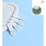 Teknotrust 4'lü Mini Silikon Maske Sürme Spatulası Beyaz Set, Pratik ve Temiz Kullanım