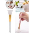 Teknotrust Beyaz Silikon Maske Sürme Spatulası, Pratik ve Hijyenik Kullanım Sağlar. - Bej
