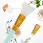 Teknotrust Çok Renkli Silikon Maske Sürme Spatulası, Pratik ve Hijyenik Kullanım İçin Mükemmel - Açık Mavi