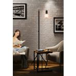 teknotrust Gece Kitap Okuma Işığı Standlı 3 Mod'lu Şarjlı Dekor Led Lamba Rustik Sarı Ampul Lambader Fener