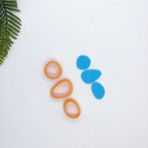 Teknotrust Kombo Küpe Seti Polimer Kil Kesme Kalıbı, Küpe Kalıp, Clay Cutter, 5 Boy, No:0549 - 1,5 x 11 cm