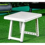Teknotrust Küçük Boy Katlanabilir Piknik Masası 50X38X39 Cm, Beyaz Renk