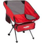 Teknotrust Mini Kamp Sandalyesi - Kırmızı - 6456 Ecorce Tube Marron - Polyester