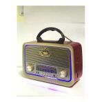 Teknotrust Rt-301 Nostaljik Görünümlü Bluetoothlu Mp3 Çalar Radyo Müzik Kutusu Kırmızı