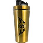 TeknoTrust Şık Sarı Paslanmaz Çelik Shaker 739 ml, dayanıklı ve modern tasarım - Altın