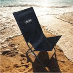 Teknotrust Siyah Litus Plaj Sandalyesi OUT-2260 Nemli Bir Bezle Silin. Metal Tekli Tr Katlanabilir - Polyester