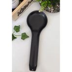teknotrust Siyah Paslanmaz metal siyah tezgah üstü kirli kaşıklık, kaşık altlığı Metal 30 x 34