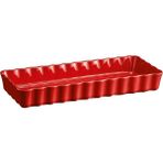 Teknotrust Tart-Börek-Fırın Kabı Dikdörtgen 36.5 X 15 cm Kırmızı/Burgundy - 1,5 x 11 cm