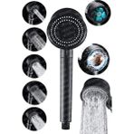 Teknotrust Tekno Trust Turbo Fan Pervaneli 5 Fonksiyonlu Su Tasarruflu Duş Başlığı | Pervaneli Turbo El Duşu Siyah