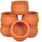 Teknotrust Toprak Yogurt Güveci 15*10 cm 6 Adet - 1,5 x 11 cm