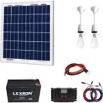Teknovasyon Arge 10 Watt Güneş Paneli Aydınlatma Paketi Solar Paket - Renkli