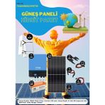 Teknovasyon Arge Güneş Enerjisi Hibrit Paket 11 Kva Inverter 450 Watt Güneş Paneli 12 Volt 200 Amper Jel Akü 3000 Watt Dikey Rüzgar Türbini