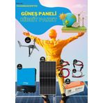 Teknovasyon Arge Güneş Enerjisi Hibrit Paket 7.2 KVA İnverter 450 Watt 200 Amper Jel Akü 2000W 48V Rüzgar Türbini Güneş Paneli
