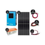 Teknovasyon Arge Güneş Enerjisi Solar Paketi 5.6Kva İnverter 550 Watt Güneş Paneli 200 Amper Jel Akü