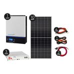 Teknovasyon Arge Güneş Enerjisi Solar Paketi 5 KVA İnverter 455 Watt 48V 50 Amper Lityum Akü Güneş Paneli