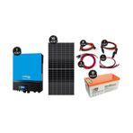 Teknovasyon Arge Güneş Enerjisi Solar Paketi 7.2Kva İnverter 550 Watt Güneş Paneli 200 Amper Jel Akü