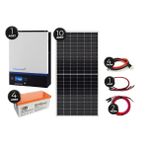 Teknovasyon Arge Güneş Enerjisi Solar Paketi Vmııı 5 KVA Mppt İnverter 455 Watt Güneş Paneli 200 Amper Jel Akü