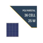 Teknovasyon Arge Lexron 25W Polikristal Güneş Paneli - Renkli