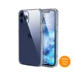 Teknoway iPhone 12 Pro Max - Siyah Şeffaf Crystal Silikon Kılıf