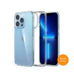 Teknoway iPhone 13 Pro - Siyah Crystal Şeffaf Silikon Kılıf