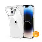 Teknoway iPhone 14 Promax Sararmaz Şeffaf Silikon Kılıf