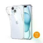 Teknoway iPhone 15 Plus - 14 Plus Sararmaz Şeffaf Silikon Kılıf