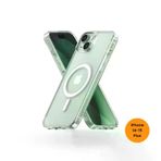 Teknoway iPhone 15 Plus MagShield Magsafe Şeffaf Kılıf